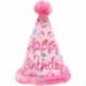 WORTHY DOG BIRTHDAY HAT PINK