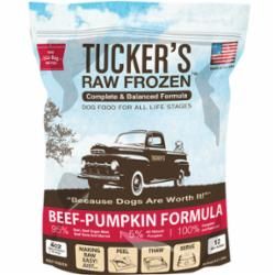 TUCKERS DOG FROZEN COMPLETE BALANCED BEEF PUMPKIN 3LB