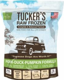TUCKERS DOG FROZEN COMPLETE BALANCE PORK &amp; DUCK 3LB