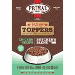 PRIMAL DOG CAT FROZEN BUTCHER&#39;S TOPPER CHICKEN 2LB
