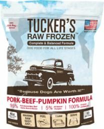 TUCKERS DOG FROZEN COMPLETE BALANCE PORK &amp; BEEF 3LB