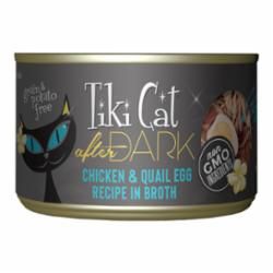 TIKI PETS CAT AFTER DARK PATE CHICKEN &amp; QUAIL 5.5OZ