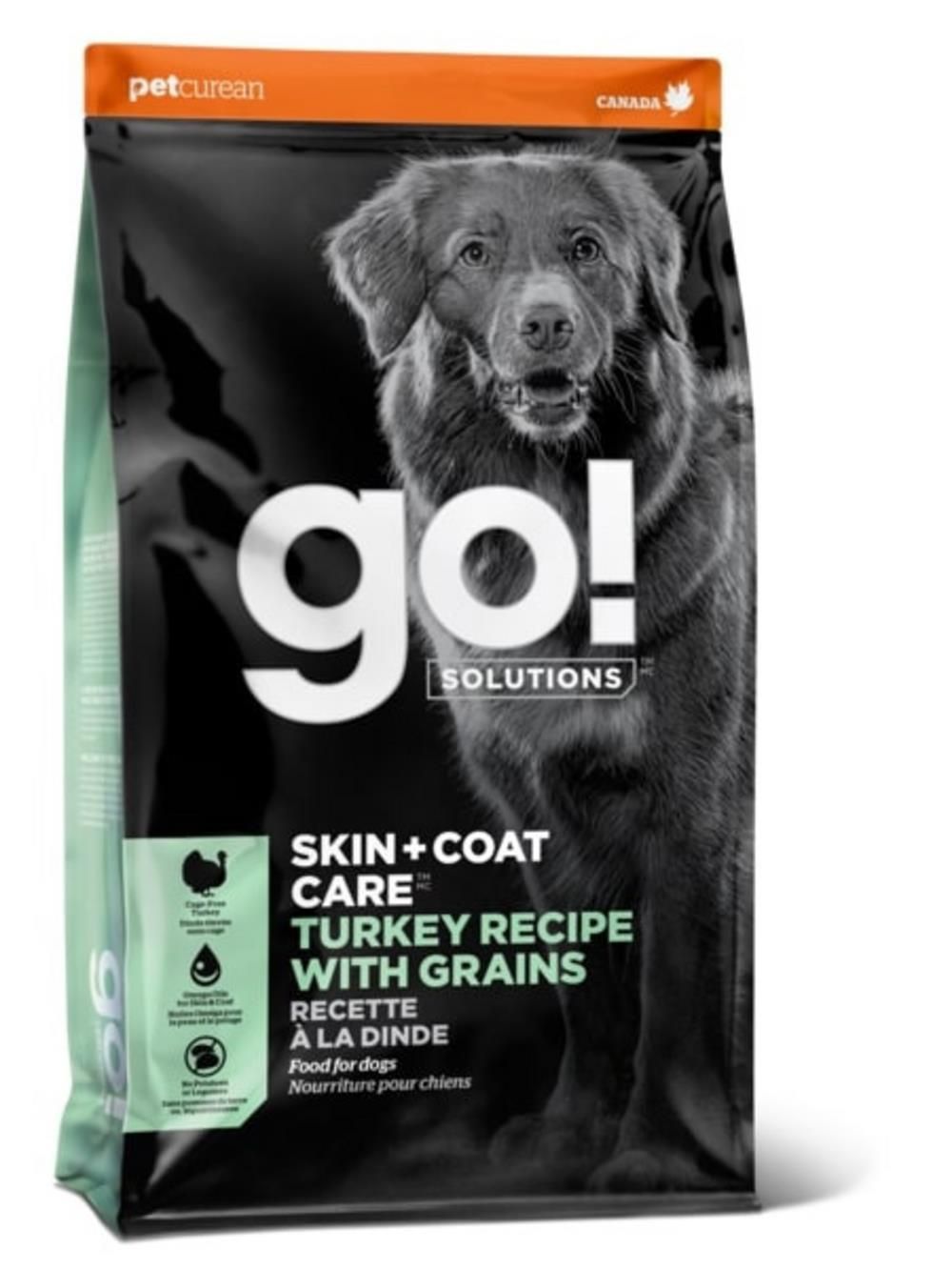 Go! Solutions Skin + Coat Care Turkey Recipe With Grains Dog 22 lb