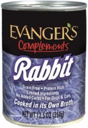 EVANGERS DC/CC GF RABBIT 12.5oz GRAIN FREE