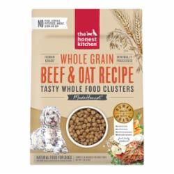 THE HONEST KITCHEN DOG CLUSTERS WHOLE GRAIN BEEF OAT 1LB