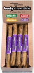 FRANKLY D 7&quot; CLLGN STEAK BEEFY CHEW STICKS
