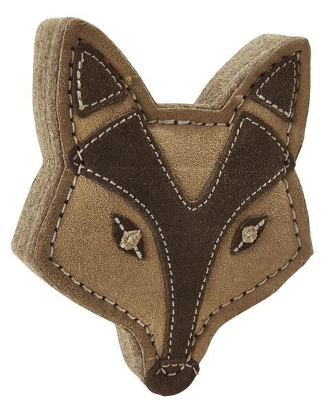 Ethical Spot Dura-Fuse Leather Chunky Fox Dog Toy 5&quot;