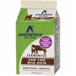 ANSWERS DOG CAT FROZEN ADDITIONAL COW MILK 1 PINT