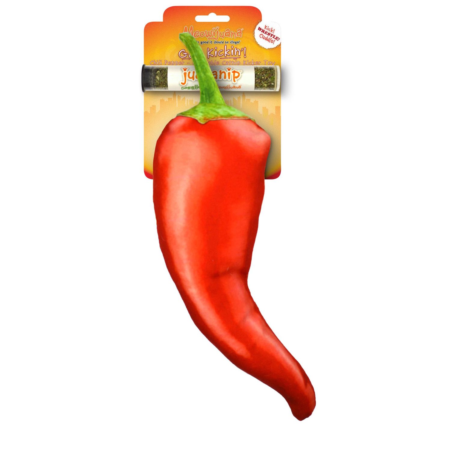 Meowijuana Get Kickin&#39; Chili Pepper Cat Toy