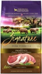 ZIGNATURE DOG 12.5LB PORK