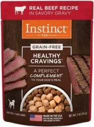 Instinct Healthy Cravings Tender Beef Recipe for Dogs 3.OZ