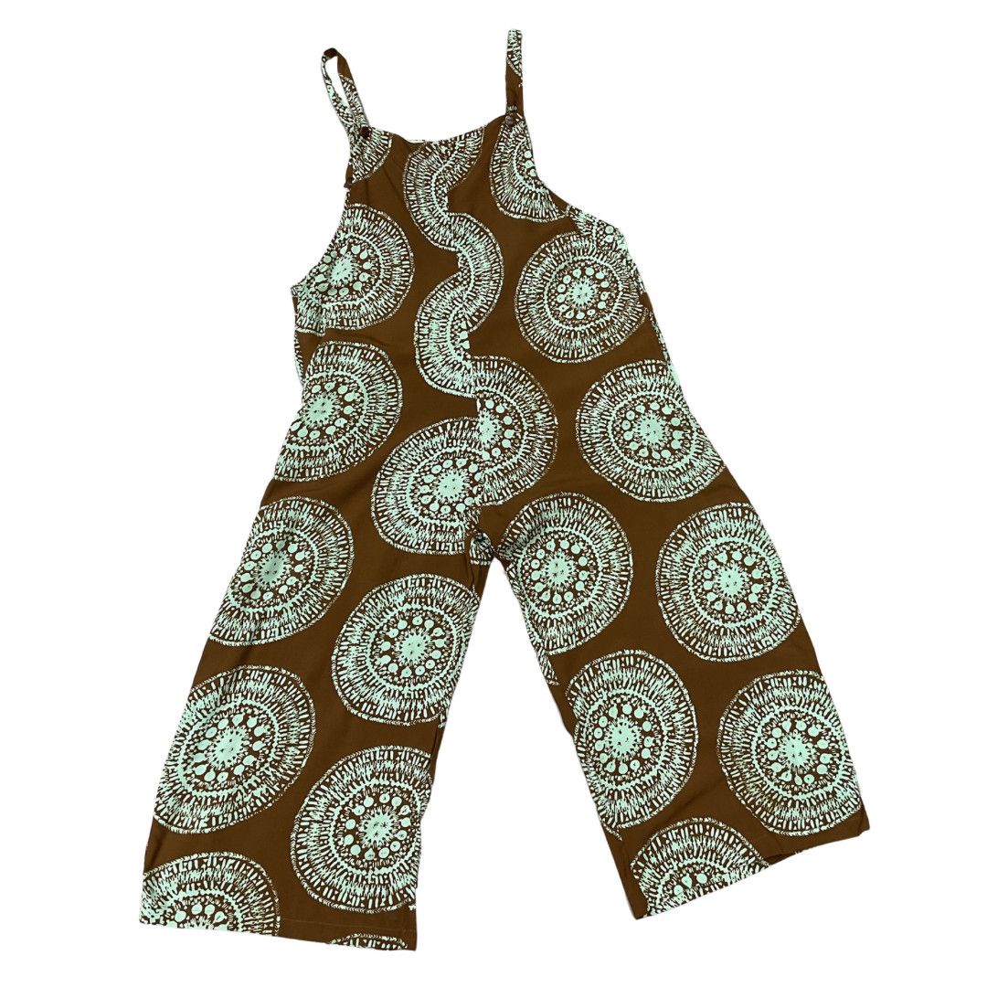 Bib Jumpsuit SM, Color: Brown x Green