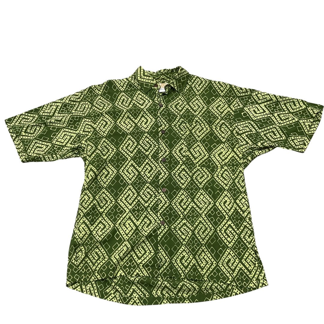 Men’s rayon shirt LG, Color: Green