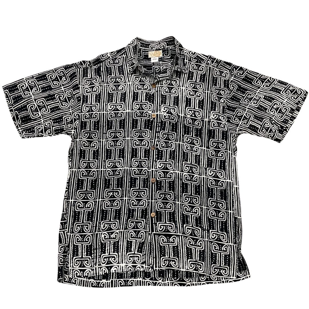 Men’s rayon shirt SM, Color: Black
