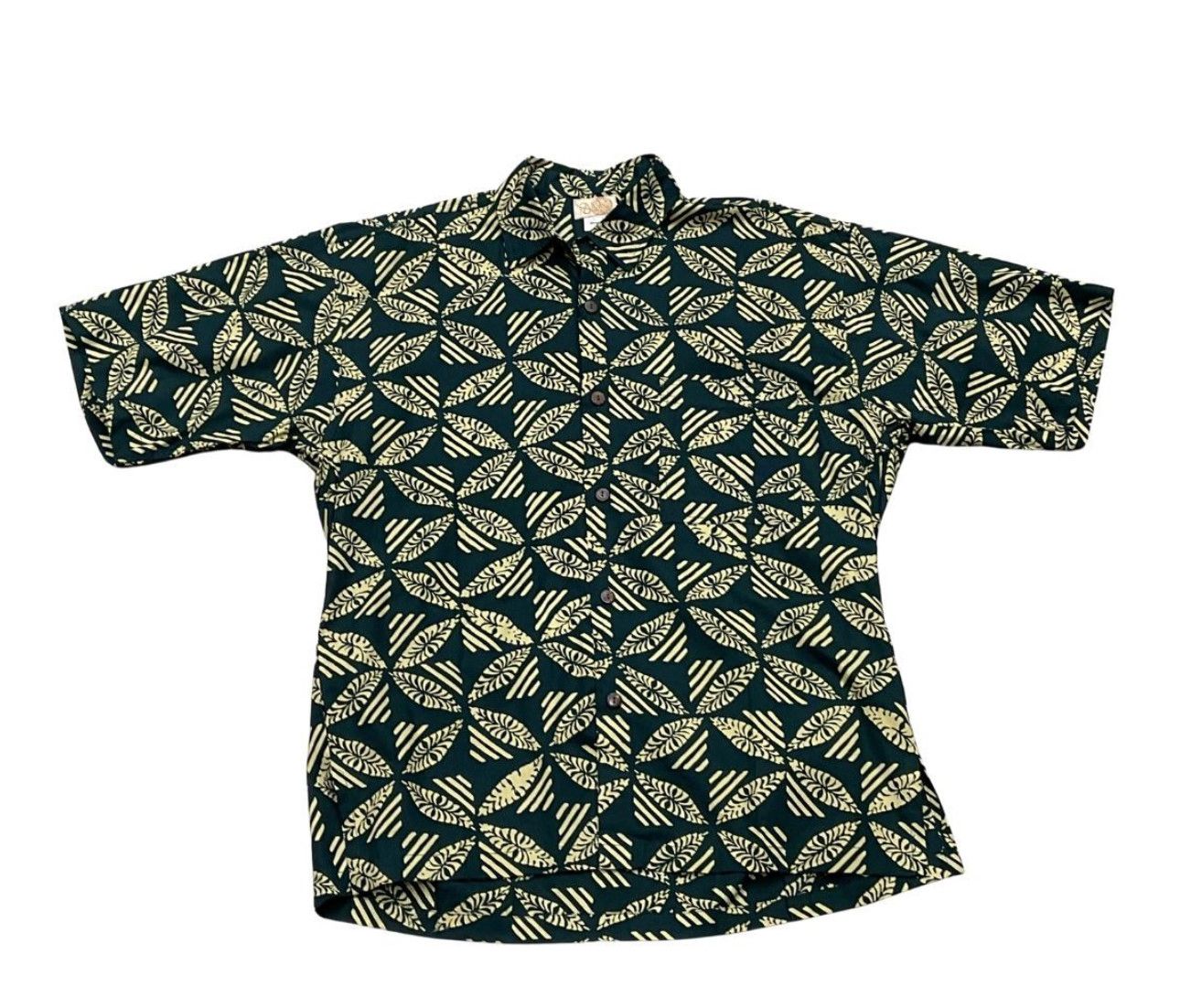 Men’s cotton shirt LG, Color: Hunter Green