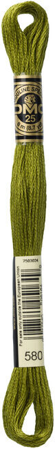 DMC 580 Dark Moss Green