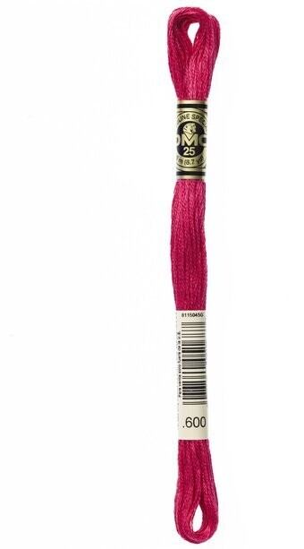 DMC 600 Very Dark Cranberry
