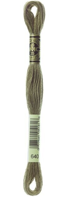 DMC 640 Very Dark Beige Gray