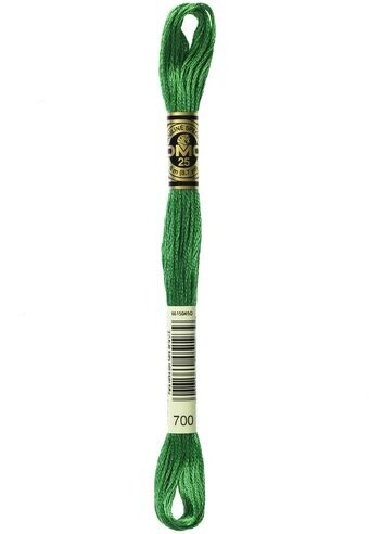 DMC 700 Bright Christmas Green