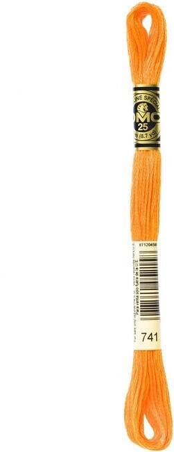 DMC 741 Medium Tangerine