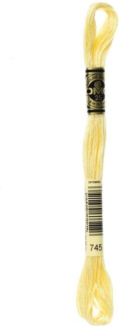 DMC 745 Light Pale Yellow