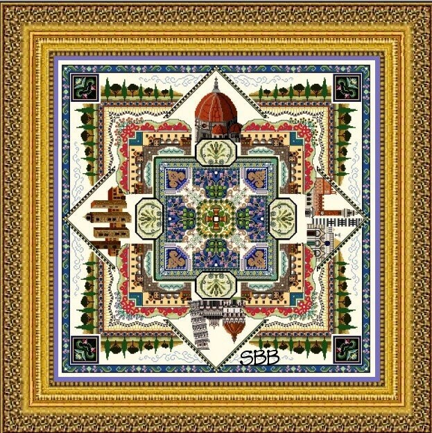 Tuscany Town Mandala