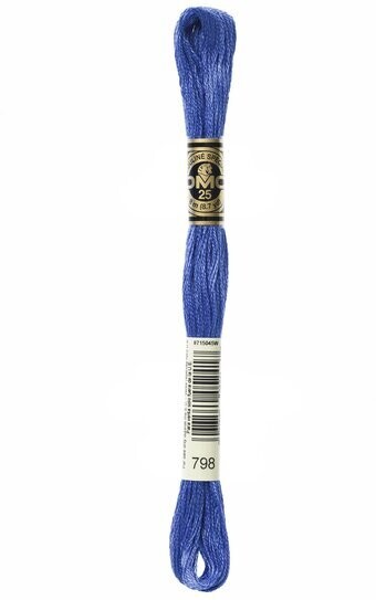 DMC 798 Dark Delft Blue