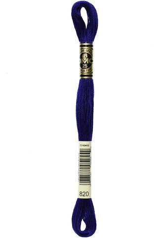 DMC 820 Very Dark Royal Blue