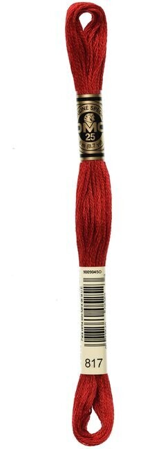 DMC 817 Very Dark Coral Red