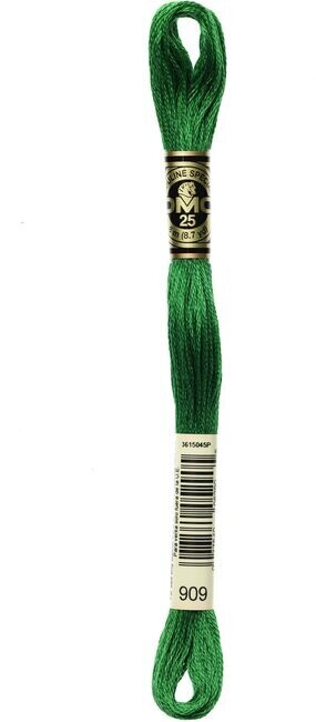 DMC 909 Very Dark Emerald Green