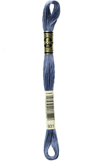 DMC 931 Medium Antique Blue
