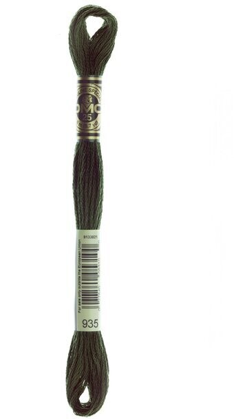 DMC 935 Dark Avocado Green