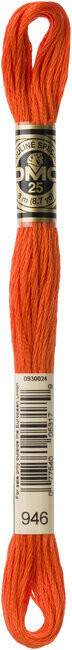 DMC 946 Medium Burnt Orange