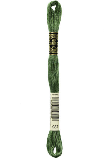 DMC 987 Dark Forest Green
