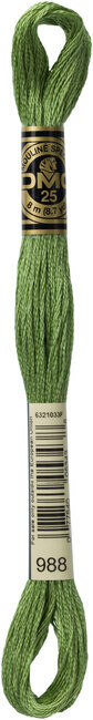 DMC 988 Medium Forest Green