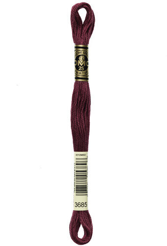 DMC 3685 Very Dark Mauve