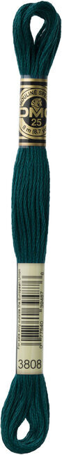 DMC 3808 Ultra Very Dark Turquoise