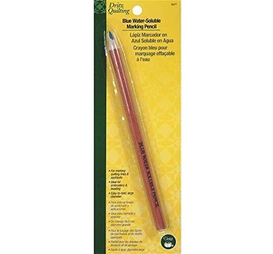 Blue Water Soluble Marking Pencil