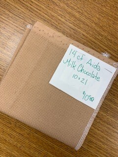 14 ct Aida - Milk Chocolate 10 x 21
