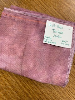 14 ct Aida - Tea Rose PER FAT QUARTER