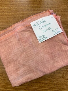 14 ct Aida - Cinnamon PER FAT QUARTER