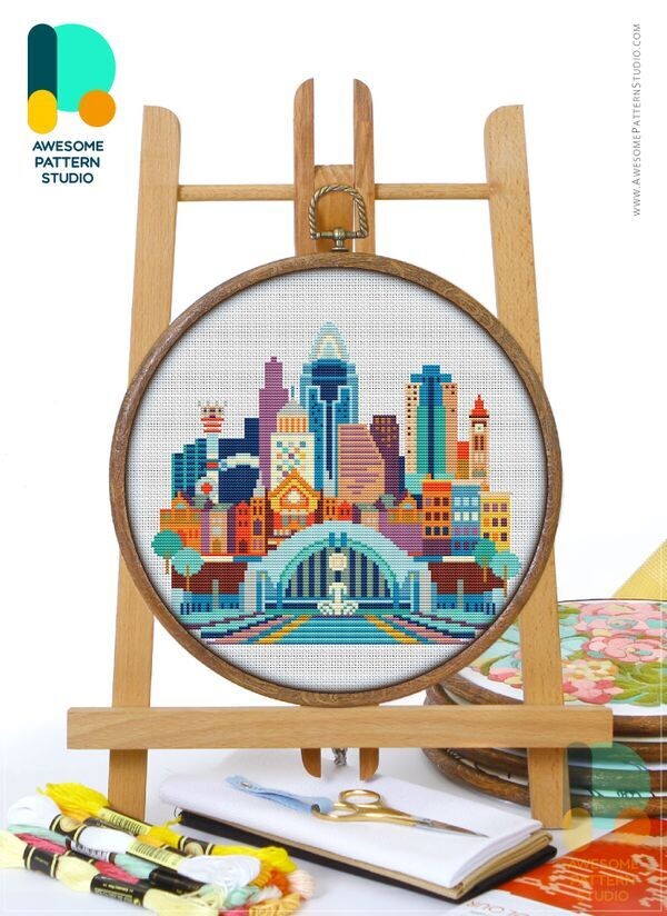 Cincinnati Cross Stitch Pattern