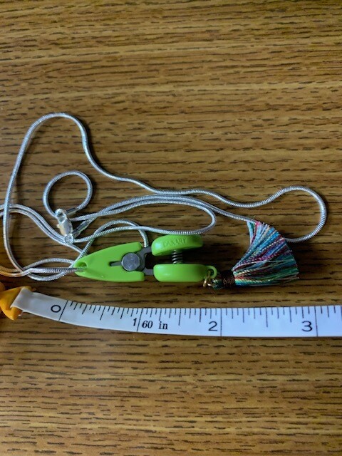 Itty Bitty Scissors Necklace - Green