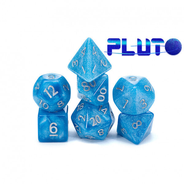 Mercurial Dice Pluto - 7 polyhedral dice set