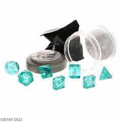 Pizza Dungeon Dice Luck Clear Teal