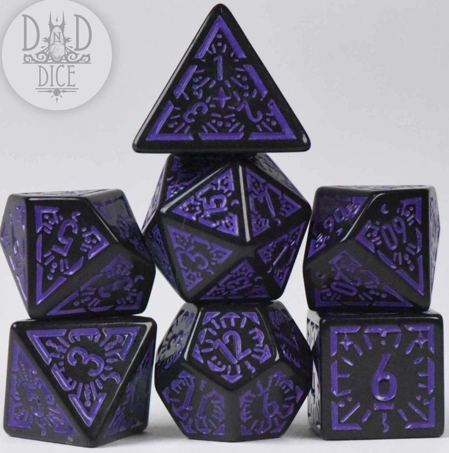 Lunar Eclipse Polyhedral Dice Set