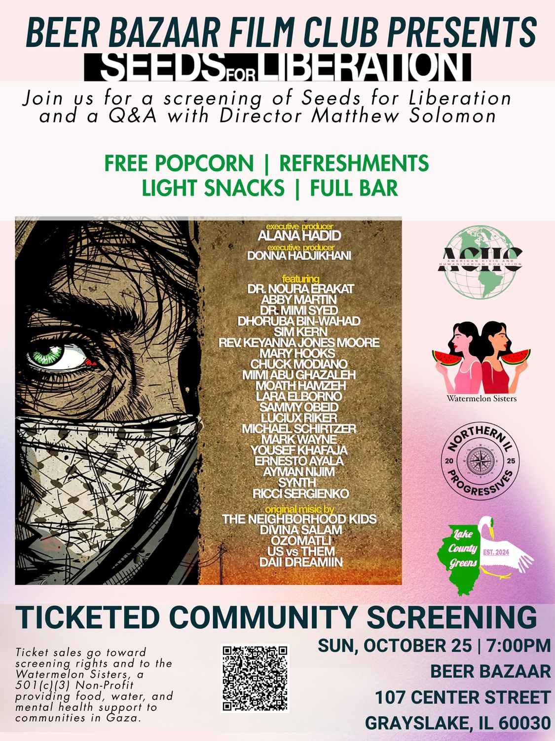 Beer Bazaar Film Club: Seeds for Liberation