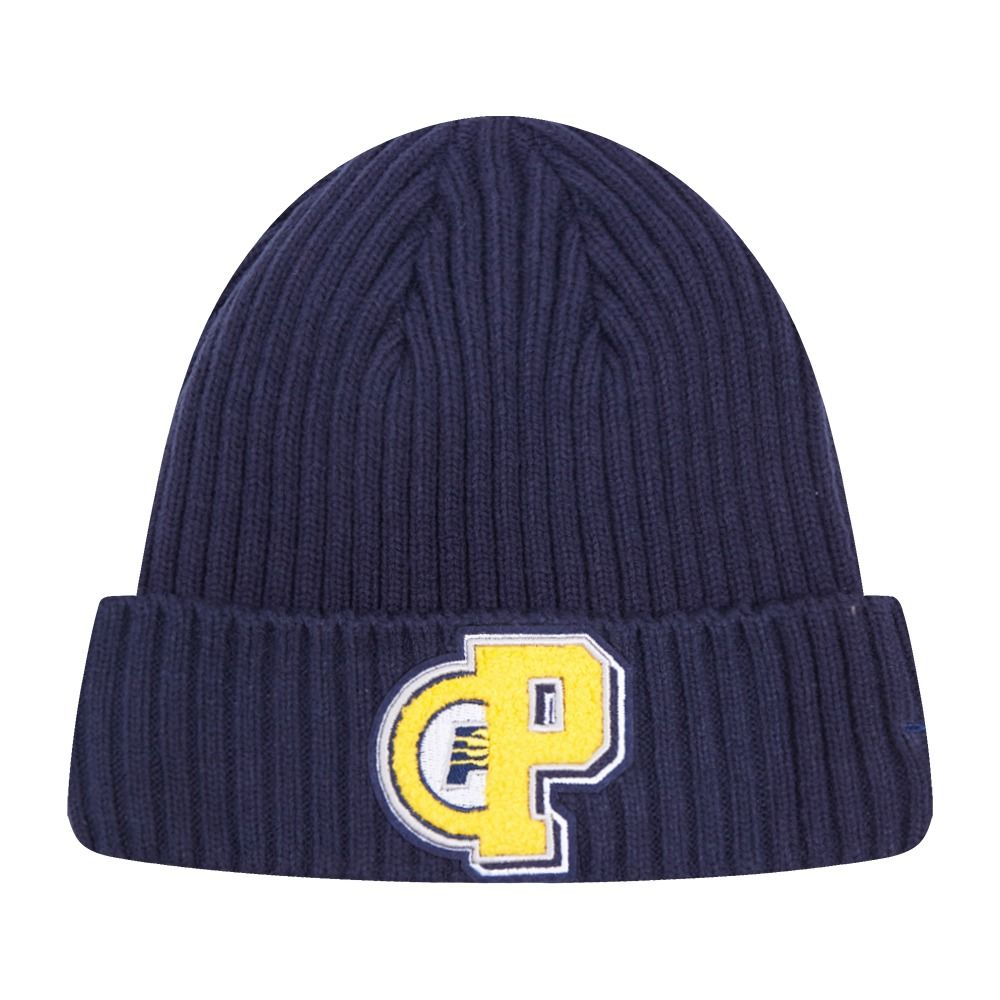 INDIANA PACERS HEAVYWEIGHT KNIT BEANIE LINED CUFFED MASH UP