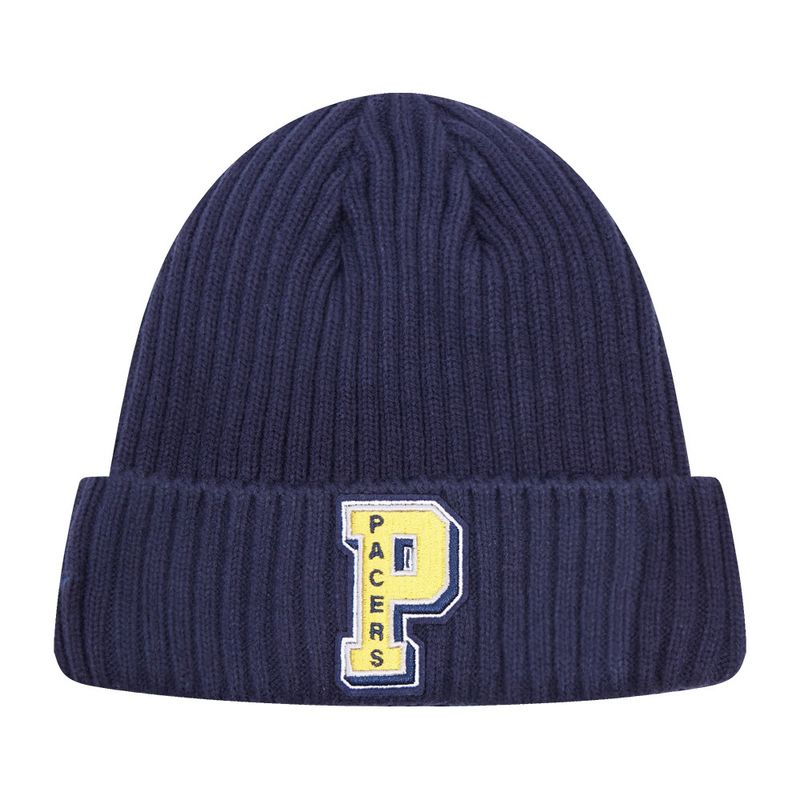 INDIANA PACERS HEAVYWEIGHT KNIT BEANIE LINED CUFFED MASH UP