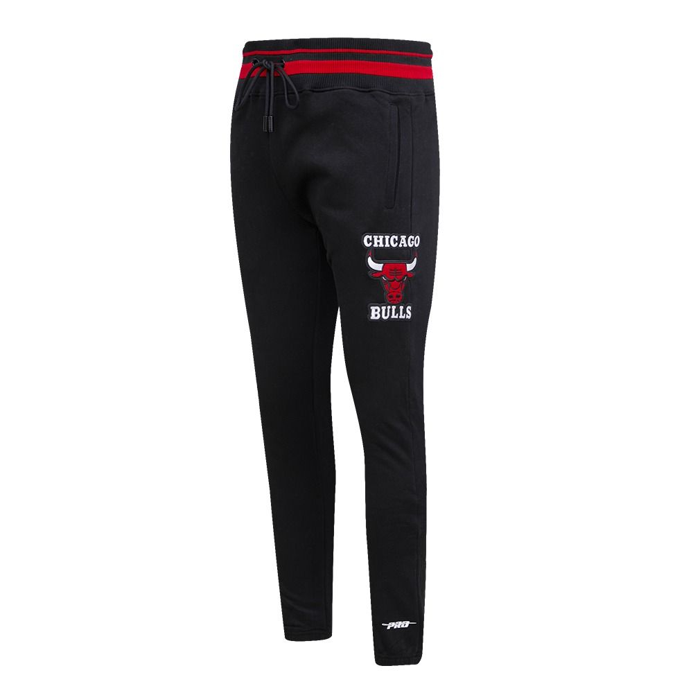 CHICAGO BULLS MEN&#39;S SWEATPANT RETRO CLASSICS, Color: BRK, Size: M